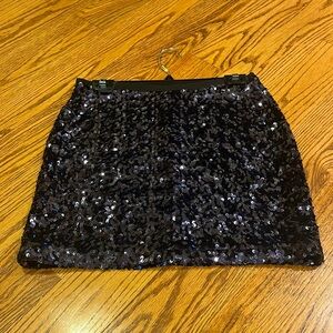 London Jean Woman’s Black Sequin Skirt Size 2